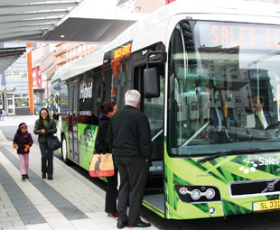 Bus innovation saves fuel