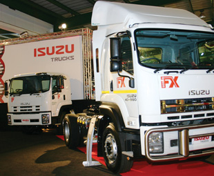 suzu Trucks had an eye-catching stand at JIMS.