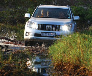 It’s more often seen cruising the boulevards of Sandton, but the Land Cruiser Prado does the rough-stuff just as well.