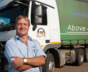 Louis de Villiers of Homsek Dairies says the recommendation to go with Continental’s new generation truck tyres was worth its weight in gold.