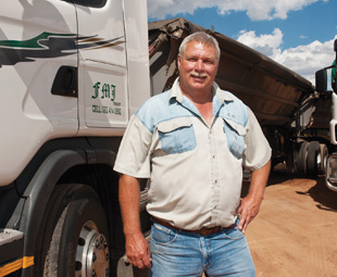 Frans Pretorius, owner of FMJ Trust, says these tyres are the way of the future for his operation.