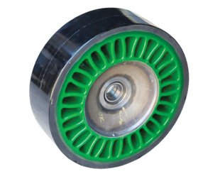 Version 2 of GT Runflat’s PPOT landmine wheel.