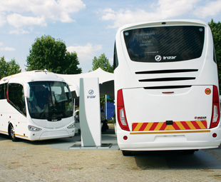  Irizar’s i6 attracted attention to the company’s stand.