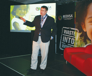 Redisa’s CEO Hermann Erdmann says tyre waste should be a commodity.