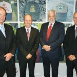 Pictured from left to right are Pieter Klerck, Casper Kruger, Calvyn Hamman and Ernest Trautmann