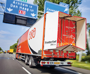 Above and left: Logistics providers, like TNT Express, are having to change their business models, and their fleets.