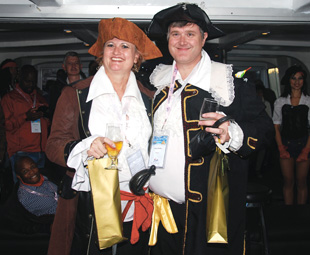 The Pirates of the Carribean cruise and Hawaiian evening showed that the removals industry knows how to have fun! 