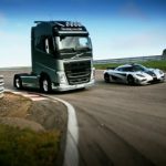 Volvo’s FH vs the Koenigsegg megacar!