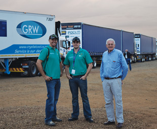 William Dudley-Owen, Stuart Janssen and Cameron Dudley-Owen at Truck Test 2015.