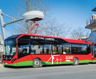 Volvo electric hybrids clean up Stockholm