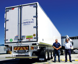 Above: Serco and Imperial Logistics Refrigerated Services are continuing their 15-year relationship.