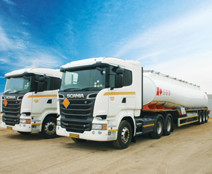 The Namibian bulk fuel transport market is growing by ten percent each month.