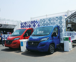 Scenes from Expo Milano 2015: Fiat food trucks (Fiat is yet another CNH-owned company)