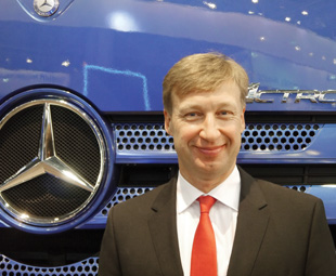 Heiko Schulze is tasked with driving the Mercedes-Benz van and truck businesses in Russia.