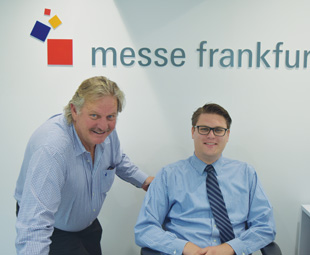 Show director Philip Otto (left) and Konstantin von Vieregge, CEO, SA Shows Messe Frankfurt, are bullish about prospects for the Futuroad Expo.