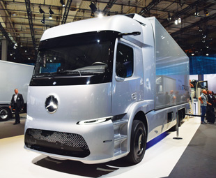 Mercedes-Benz launched its Urban eTruck.
