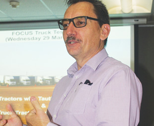 Mike Stead, commercial sales manager at Engen, says the Truck Test is an opportunity to build and maintain relationships with original equipment manufacturers.