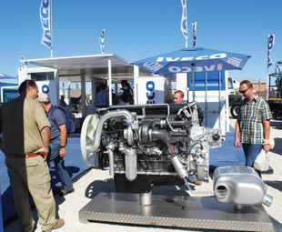 There were other interesting exhibits on the Iveco stand, such as this cutaway engine.