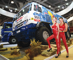 KAMAZ claimed all three podium positions in the 2017 Silk Way Rally. The company is the leader in the Russian heavy commercial vehicle sector.